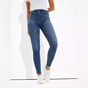American Eagle highest waist jeggings.
